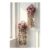 Pink Artificial Flowers Wall Hanging Four-Petal Violet Fake Flowers