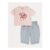 Pink Cherry Sweetie T-Shirt and Striped Jeans Outfit