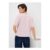 Pink Embroidered Box Top