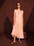 Pink Full Hem Midi Dress Colour: Light Pink