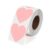 Pink Heart Vinyl Labels 50mm, Self-Adhesive, Waterproof, Pack 500
