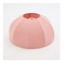 Pink Linen Dome Shade 21x46cm