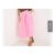 Pink Poplin Elasticated Waist Midi Skirt