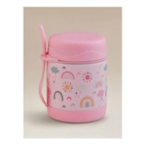 Pink Rainbow Food Flask