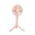 Pink Rechargeable Battery USB Electric Handheld Fan