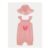 Pink Strawberry Romper and Hat Outfit