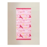 Pink Unicorn Printed Cotton Beach Towel – ( Free Click Collect )