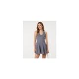 Pink Vanilla Cotton Black Gingham Halter Mini Dress