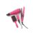 Pink Zebra Hair Dryer & Straighteners Set