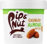 Pip & Nut – Crunchy Almond Nut Butter (1kg), No Palm Oil, No Added Sugar, Hi-Oleic Almonds
