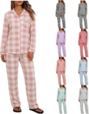 Pjs For Women Sets Long Sleeve And Full Length Bottom Sleepwear Loungewear
