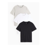 Plain Regular-Fit T-Shirts, 3-Pack, Size L