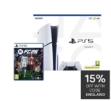 PlayStation 5 Disc Console 1TB & EA SPORTS FC 26 w/code – Free C&C
