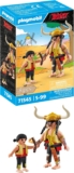 Playmobil 71545 Asterix: Huevos y Bacon and Pepe, brave duo from the Asterix universe, including sword and slingshot, imaginative play sets suitable for children ages 5