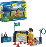 Playmobil My Life Soccer Training Station Training Ground with Target Wall and Shooting Mechanism Soccer Toy for Children Aged 4 72057