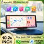 Podofo 10.26 Inch Portable Smart Car Multimedia Player Wireless CarPlay Android Auto with code – Podofo UK AutoPro Supplies Store