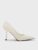 Pointed-Toe Heeled Pumps – Cream, sizes 4 – 8