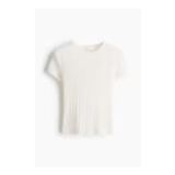Pointelle-Knit T-Shirt