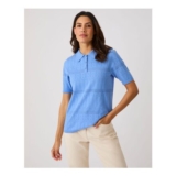 Pointelle Polo Jumper