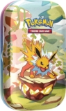 Pokémon TCG: Scarlet & VioletPrismatic Evolutions Mini Tin Jolteon (2 Booster Packs & 1 Coin) – Invitation Only
