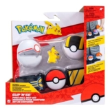Pokmon Pikachu Clip N Go Belt Set with 2-Inch Figure