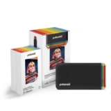 Polaroid Bundle Hi-PrintPaper – 2nd Generation – Bluetooth Connected 2×3 Pocket Photo, Dye-Sub Printer – Black