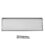 Polished Silver effect Metal Letter plate, (H)80mm (W)280mm, Free C&C