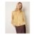 Polka Dot Cowl Neck Puffball Blouse
