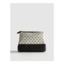 Polka Dot Faux Leather Fold out Wash Bag