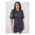 Polka Dot Puff Sleeve Mini Dress – Black/White