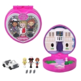 Polly Pocket x Clueless Collector Compact, Micro Dolls and Playset, 5 Themed Accessories Including Toy Car, Cher, Dionne, & Tai, JCC21