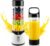 Portable Blender for Smoothies and Shakes 520ML, with Lid, Black BPA-freier Personal Mixer mit 6 Klingen und USB-C-Ladefunktion, wiederaufladbar Mini-Mixer für Reisen, Sport und Küche