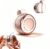 Portable Clip-On Fan with LED Light,Ultralight Mini Fan,5 Speeds Silent Bladeless Collar Waist Fans,360 Rotatable Neck Fan,USB Rechargeable,Hands Free,Power LED Display,for Outdoor,Travel,Summer,Pink