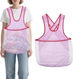 Portable Clothes Drying Apron Laundry Apron with Pouch Large Capacity Waterproof Cross Back Gardening Apron Fruit Picking Bag