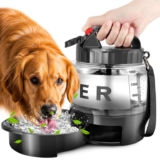 Portable Dog Water Bottle Bowl – 1600ml Travel Water Bowl Dispenser with checkout discount – Sold by LESOTC Design Store EUR / FBA