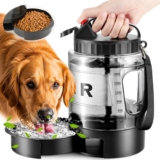 Portable Dog Water Bottle Bowl – 2200ml Travel Water Bowl Dispenser for Dogs Leak Proof, Suitable for Large Pet Drinking, A Must Have for Outdoor, Camping, Walking, Beach, Hunting, and Other Scenes