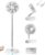 Portable Fan, 5400mAh-78CM Oscillation Pedestal Standing Fan with Remote Control, Foldable Floor Fan with 4 Speed, USB Rechargeable Battery Mini Cooling Fans for Bedroom, Home and Outdoor