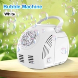 Portable Handheld Automatic Bubble Maker – White