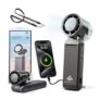 Portable Handheld Fan and Desk Fan with Power Bank