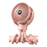 Portable Pram Fan, Rechargeable Clip-on with Display