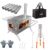 Portable Wood Stove with 6 Stainless Chimney Pipes for Outdoor Heating & Cooking Local (with code) LUVODI Store