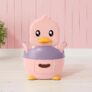 Potty Toilet Potties Training Chair Potty Training Toilet Seat for Toddlers, Easy to Clean, Front Raised Overflow Prevention, Safe & Comfortable PP Design (Pink)