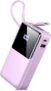 Power Bank 10000mAh, 3A Phone Charger Power Bank Fast Charging with USB-C in&out, 3 Outputs Portable Charger Battery Pack with Built-in Cables Compatible with iPhone16/15/12/11/13/14/Tablets/Samsung