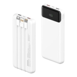 Power Bank 20000mAh, 22.5W Fast Charging, Built-in 3 Cables
