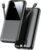 Power Bank Fast Charging, 15000mAh Portable Charger with Built-in Cables, USB-C Powerbank with LED Display & 4 Outputs, Battery Pack Compatible with iPhone 17 16 15 14 13 Android and more, Black