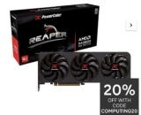 PowerColor AMD Radeon RX 9070 16GB Reaper Graphics card w/code