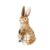 Premier Decorations Standing Bunny Metal Garden Sculpture 25cm