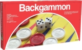 Pressman: Classic Backgammon Set Traditional Board Games for Kids and Adults For 2 Players Ages 7 Plus