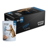 PrimaCat Complete Wet Cat Food, Fish in Gravy, 28x85g