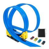 Prime Deal-GreenWhim 5M Flexible Car Track with 4 Cars and Ramps